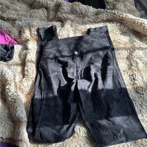 lululemon athletica Black Camouflage Leggings